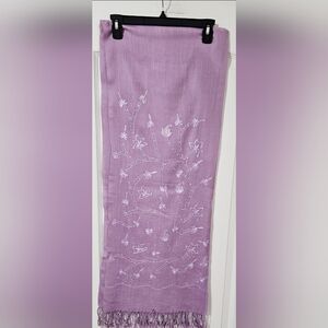 Lavender Cashmere Shawl